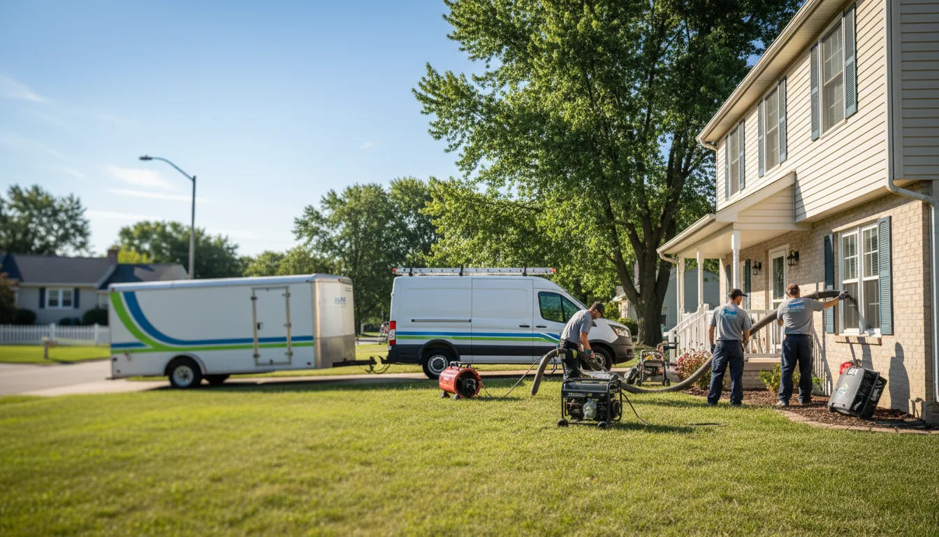 Flooded Basement Restoration And Cleanup With Repair in Bradgate, IA near me